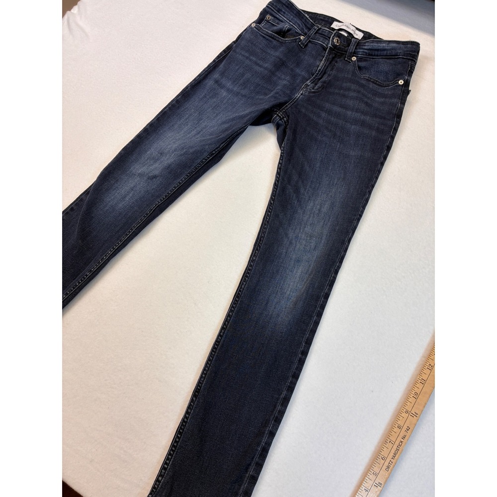 Calvin Klein Modern Skinny Jeans Indie Sleaze Rockstar Dark Wash - W29 L30 Blue